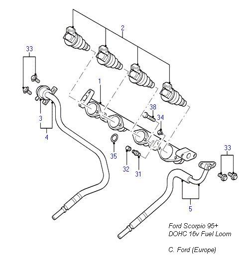 Ford escape fuel rail pressure sensor circuit high input